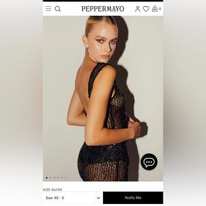 PepperMayo Sweet Essence Maxi Dress - Midnight Stars